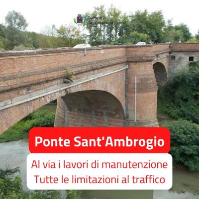 Al via ai lavori di manutenzione del Ponte Sant Ambrogio foto 