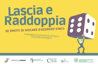 LASCIA e RADDOPPIA  se smetti di giocare d azzardo vinci