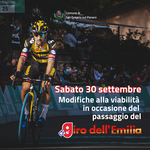 Modifiche alla viabilità in occasione del transito del Giro dell Emilia foto 