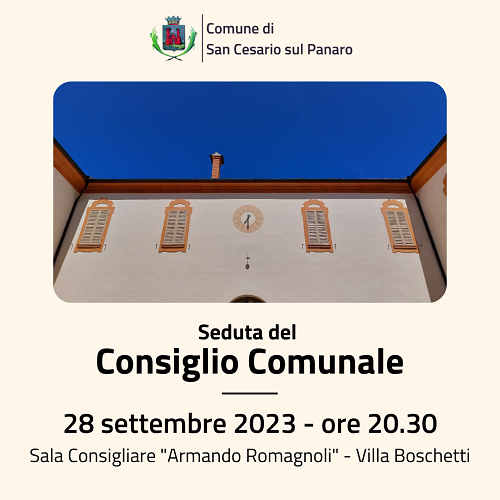 Seduta del Consiglio Comunale del 28 settembre 2023 foto 