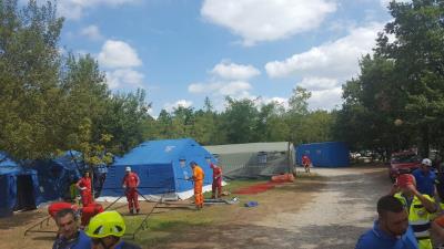 L attività di protezione civile regionale nei territori dell Italia centrale colpiti dal sisma foto 