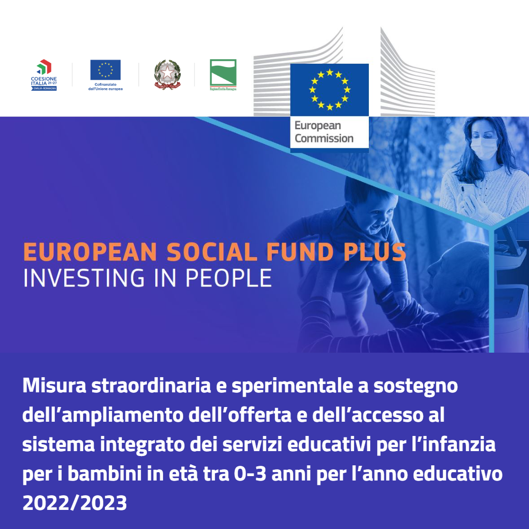 Ampliata l'offerta dei servizi per la prima infanzia grazie al fondo FSE+ 